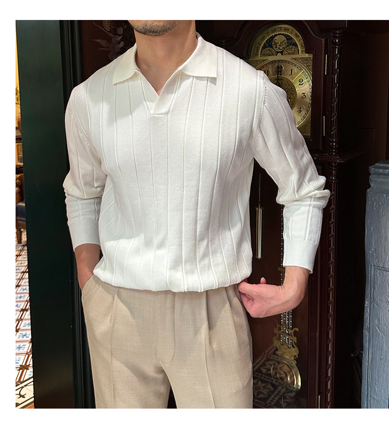 Laarhoven™ | Klassieke V-hals Lange Mouw