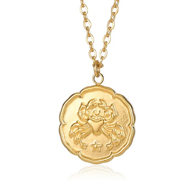 Laarhoven™ | Ketting Dierenriemteken - Goud