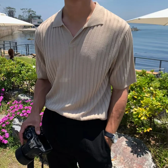 Laarhoven™ | Geribde Katoenen Polo