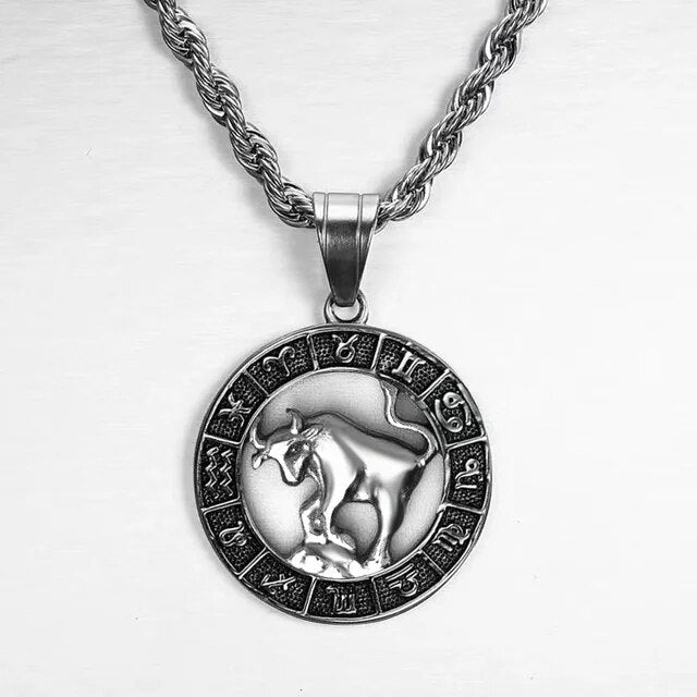 Laarhoven™ | Ketting Dierenriemteken - Zilver