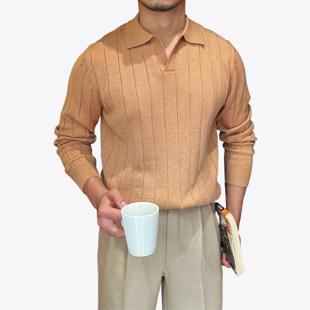 Laarhoven™ | Klassieke V-hals Lange Mouw